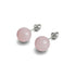 Rose Quartz | .925 Sterling Silver | Gemstone Stud Earrings